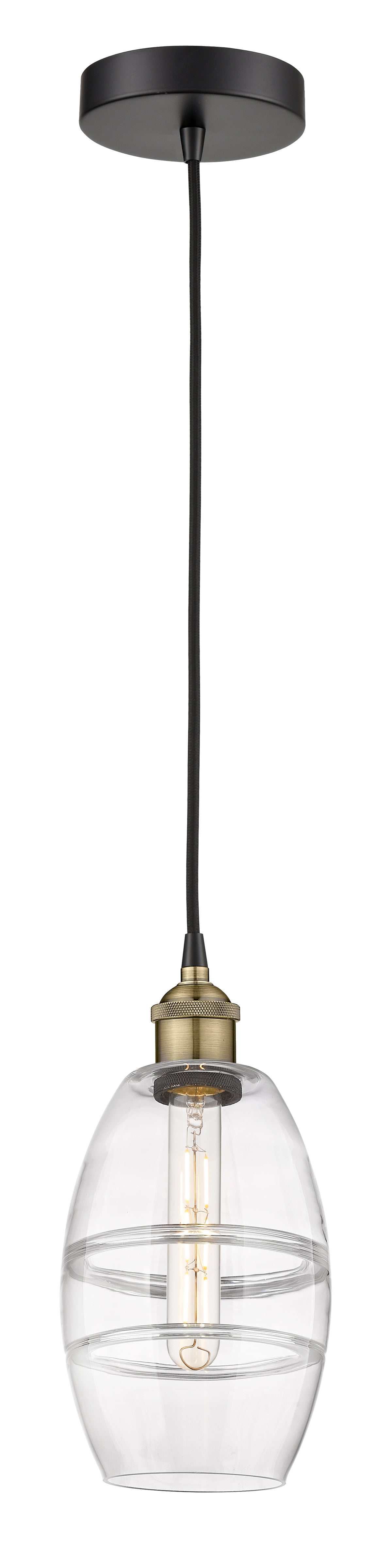 Edison Mini Pendant Antique Brass Finish