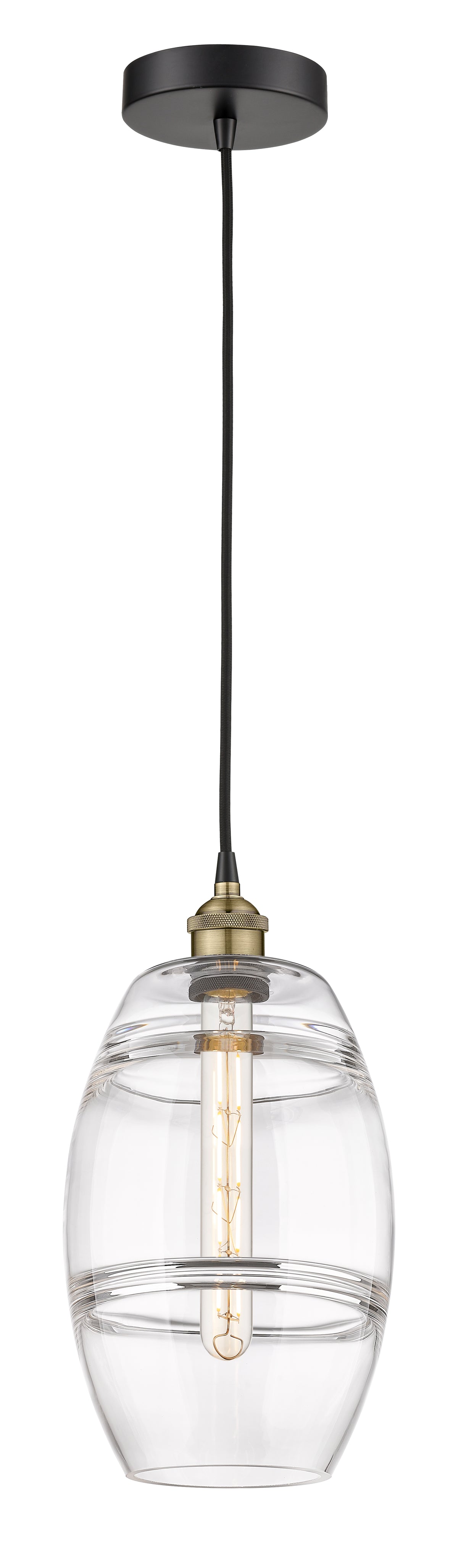 Edison Mini Pendant Antique Brass Finish