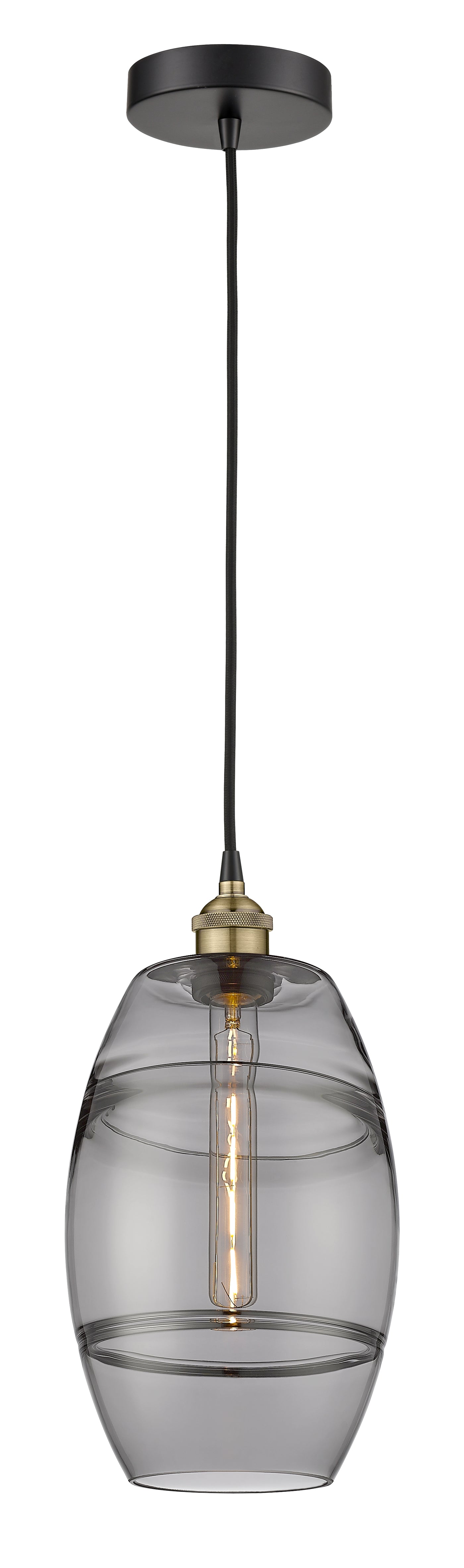 Edison Mini Pendant Antique Brass Finish