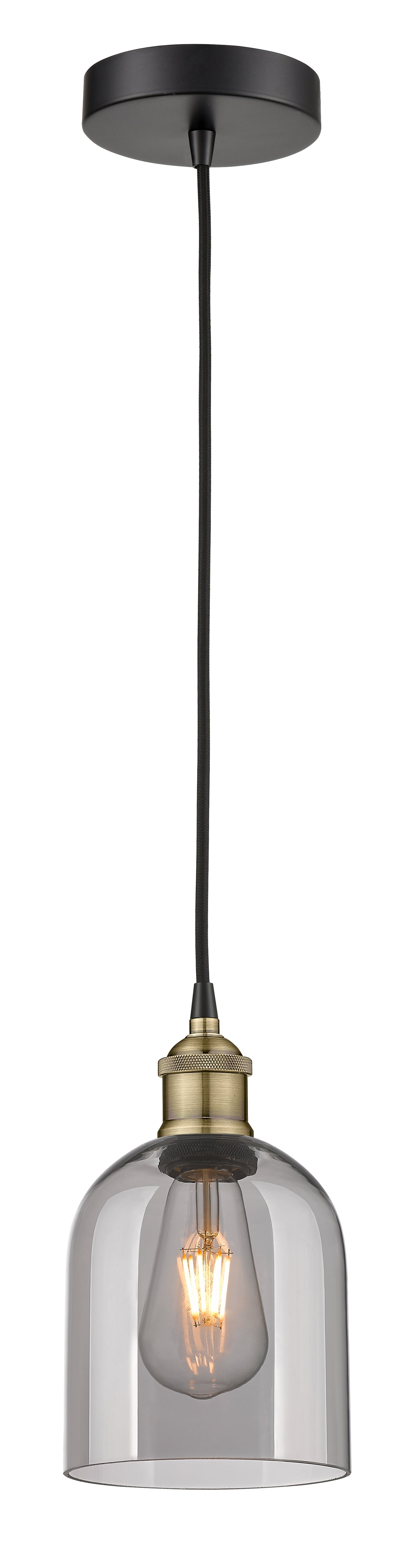 Edison Mini Pendant Antique Brass Finish