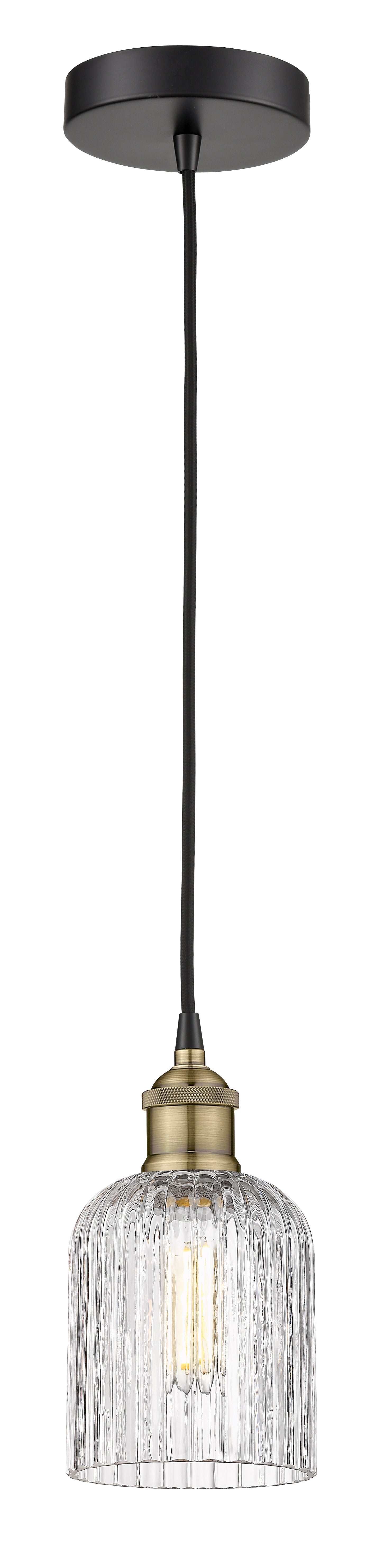 Edison Mini Pendant Antique Brass Dimmable