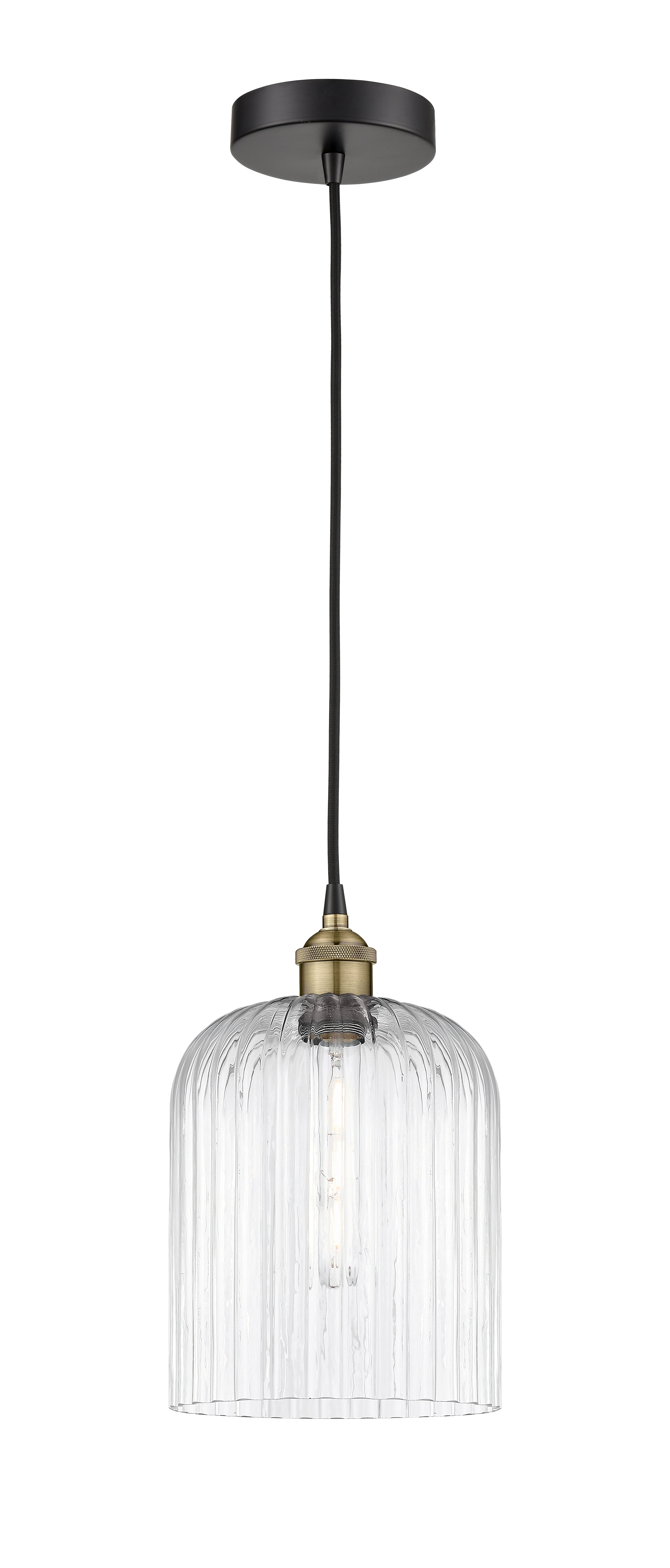 Edison Mini Pendant Antique Brass Finish