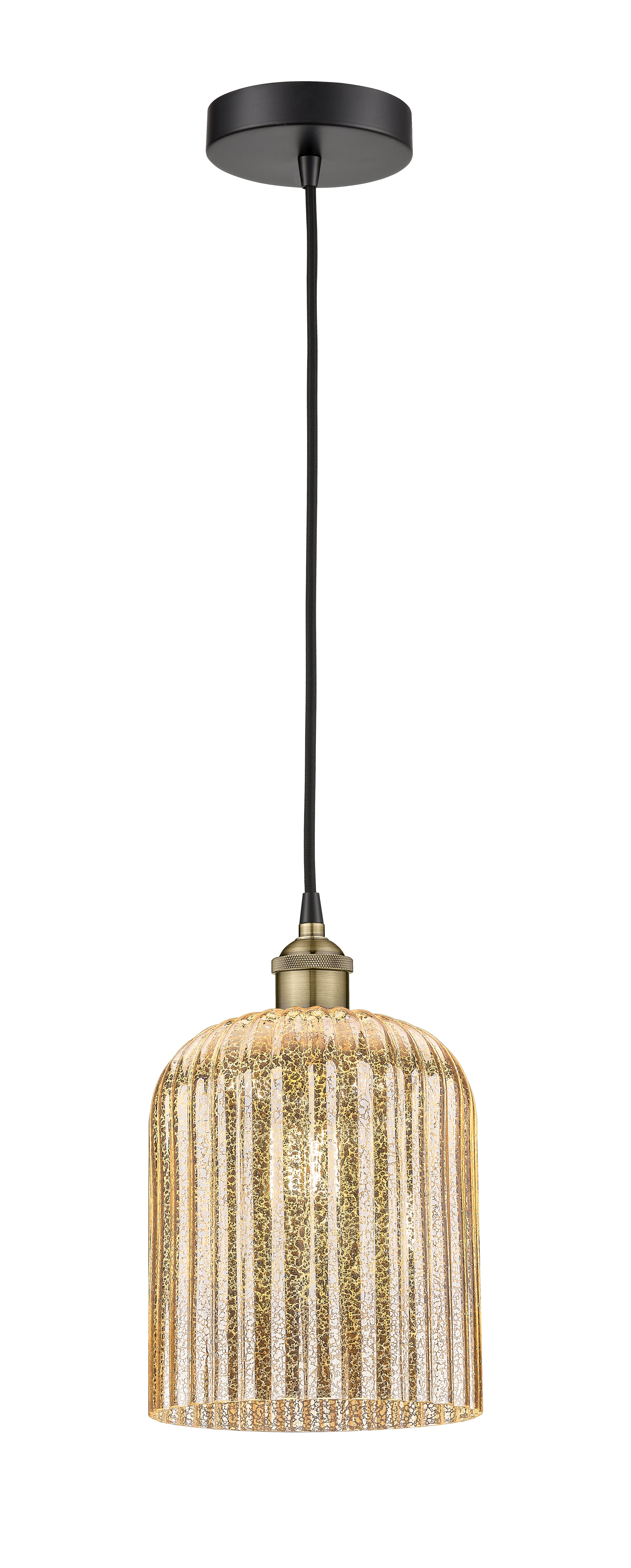 Edison Mini Pendant Antique Brass Finish