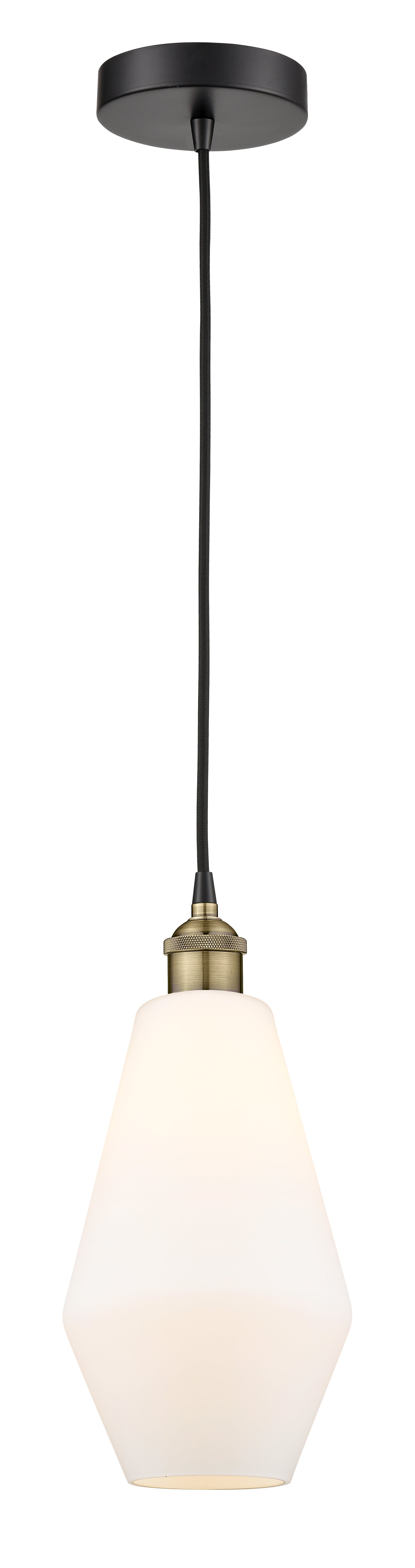 Edison Mini Pendant Antique Brass Finish