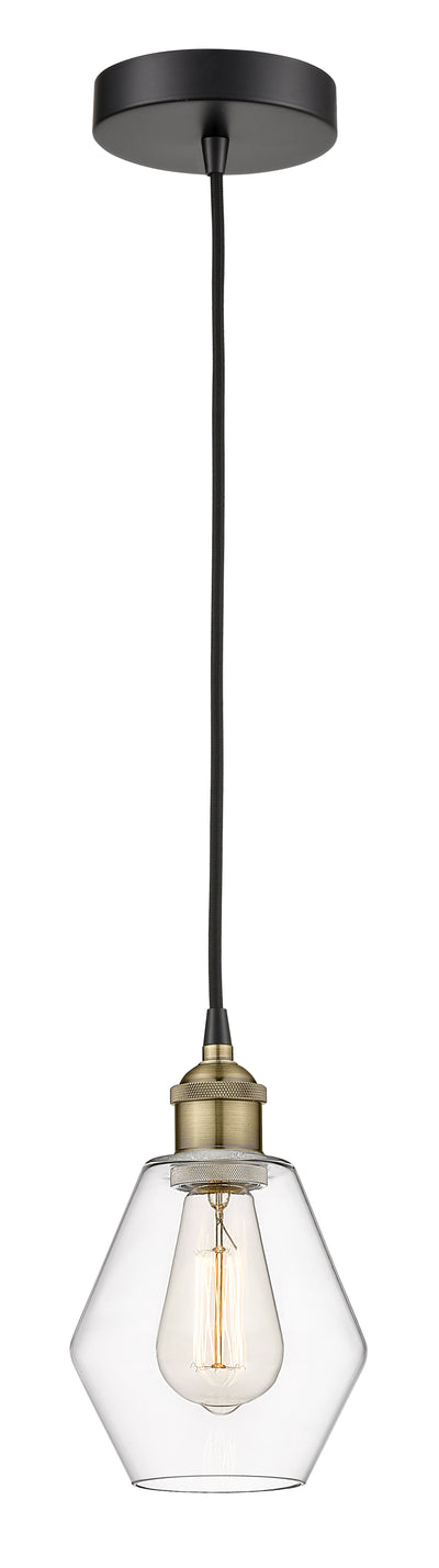 Edison Mini Pendant Antique Brass Finish