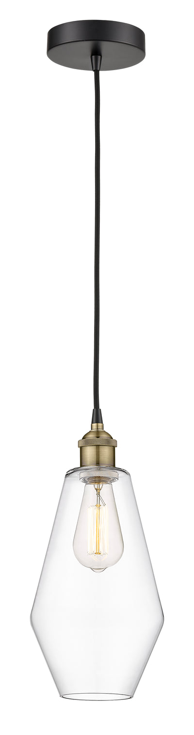 Edison Mini Pendant Antique Brass Finish