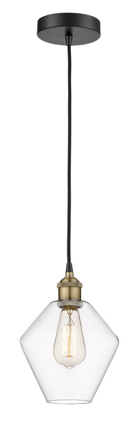 Edison Mini Pendant Cast Glass Brass
