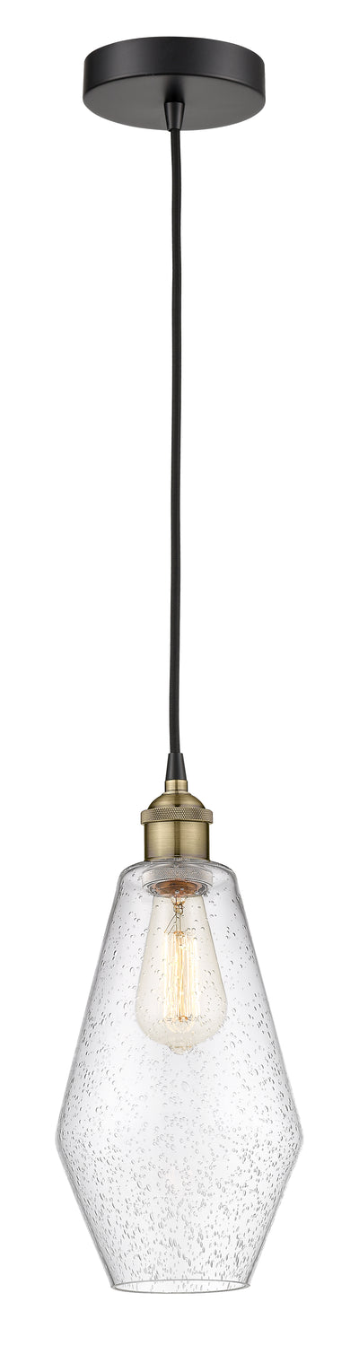Edison Mini Pendant Antique Brass Finish