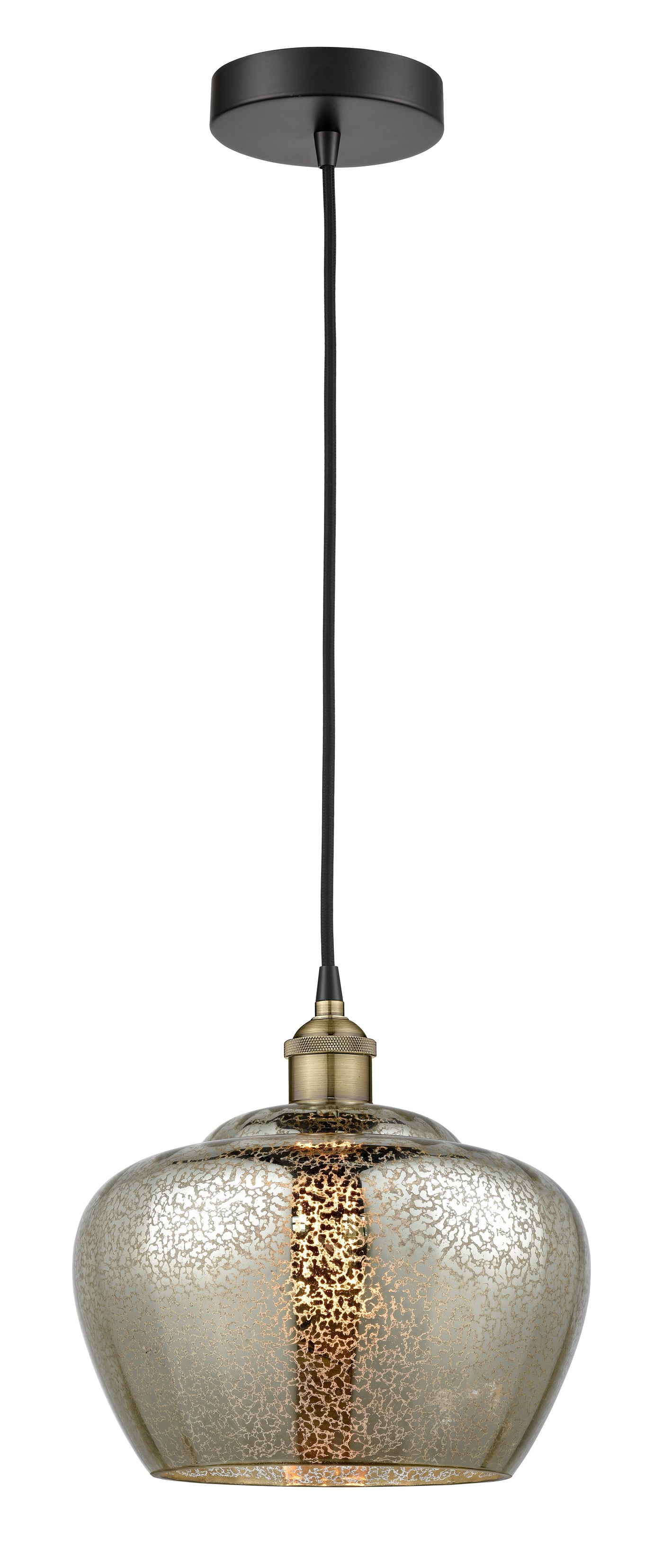 Edison Mini Pendant Antique Brass Cast