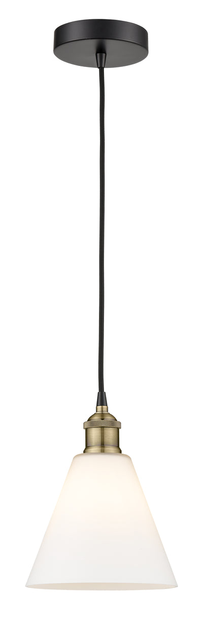 Edison Mini Pendant 8 Inch Antique Brass