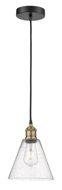 Edison Mini Pendant Antique Brass Glass