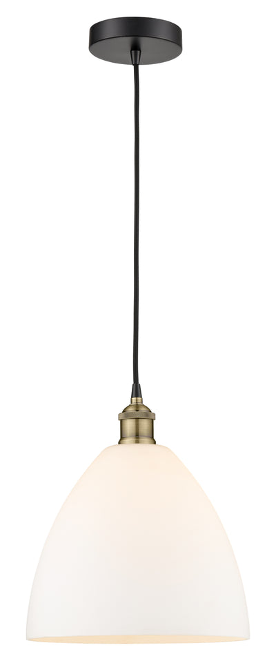 Edison Mini Pendant Cast Brass 12 Inch