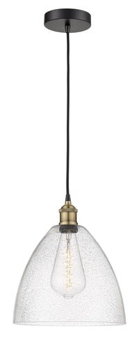 Edison Mini Pendant Cast Brass 12 Inch