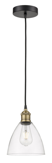 Edison Mini Pendant Antique Brass Finish