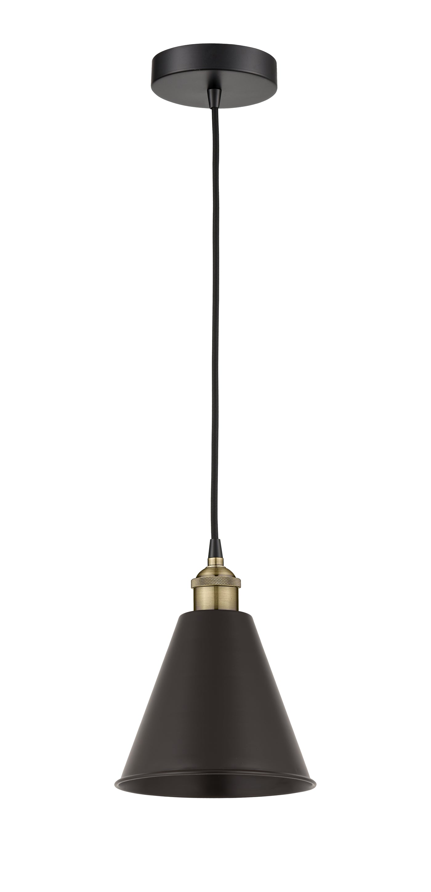 Edison Mini Pendant Antique Brass Finish
