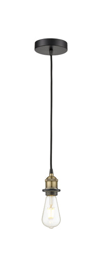 Edison Mini Pendant Antique Brass Steel