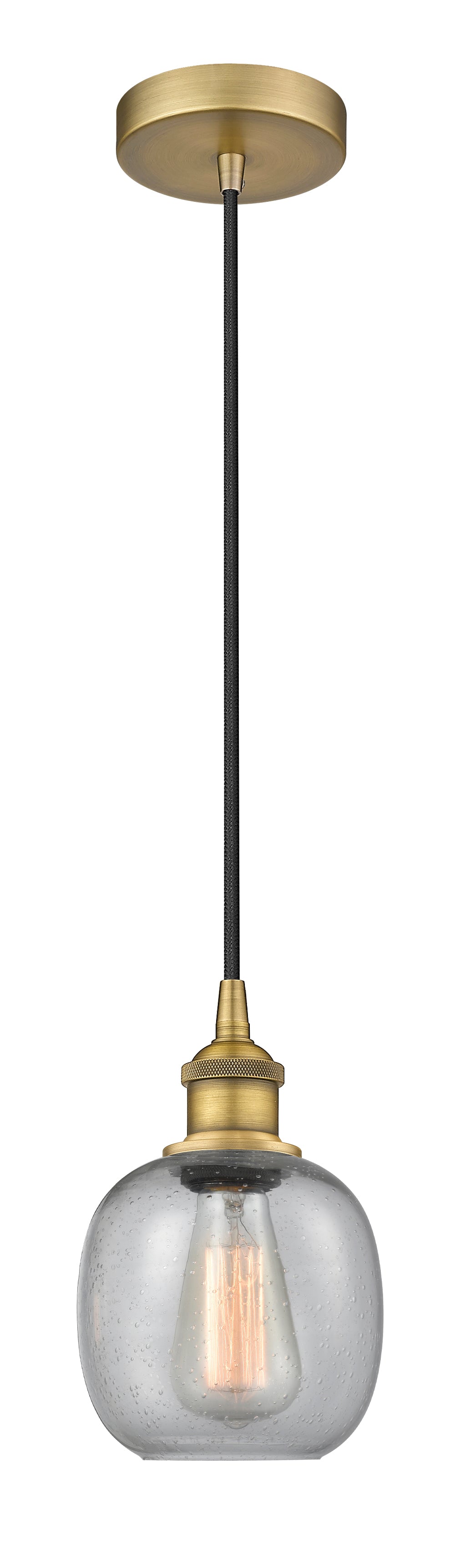 Edison Mini Pendant Antique Brass Finish