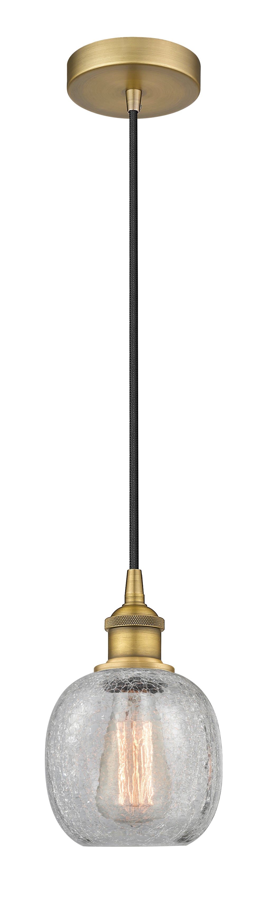Edison Mini Pendant Antique Brass Finish