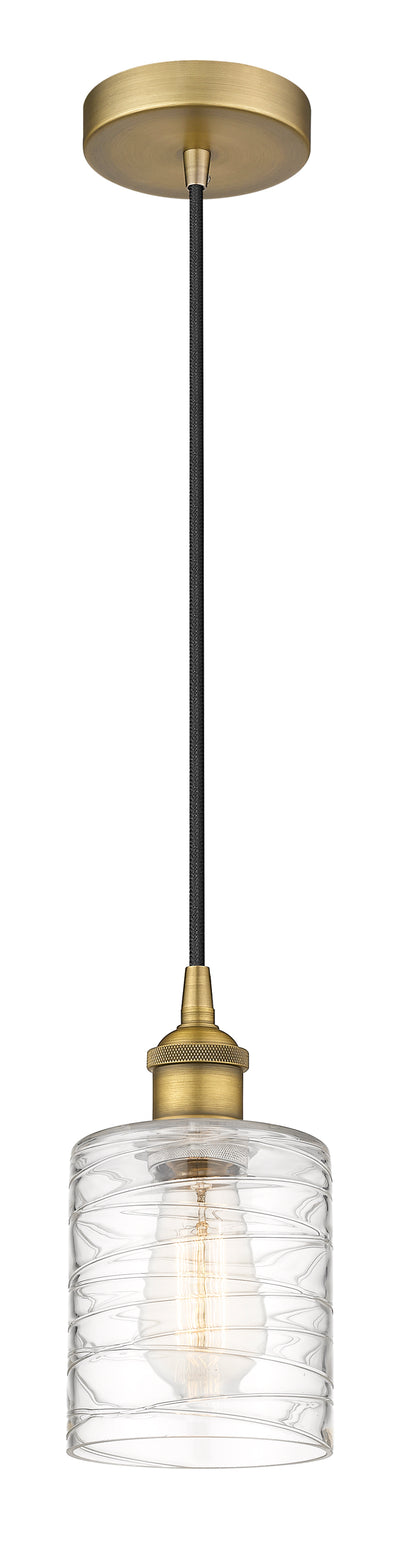 Edison Mini Pendant Antique Brass Finish