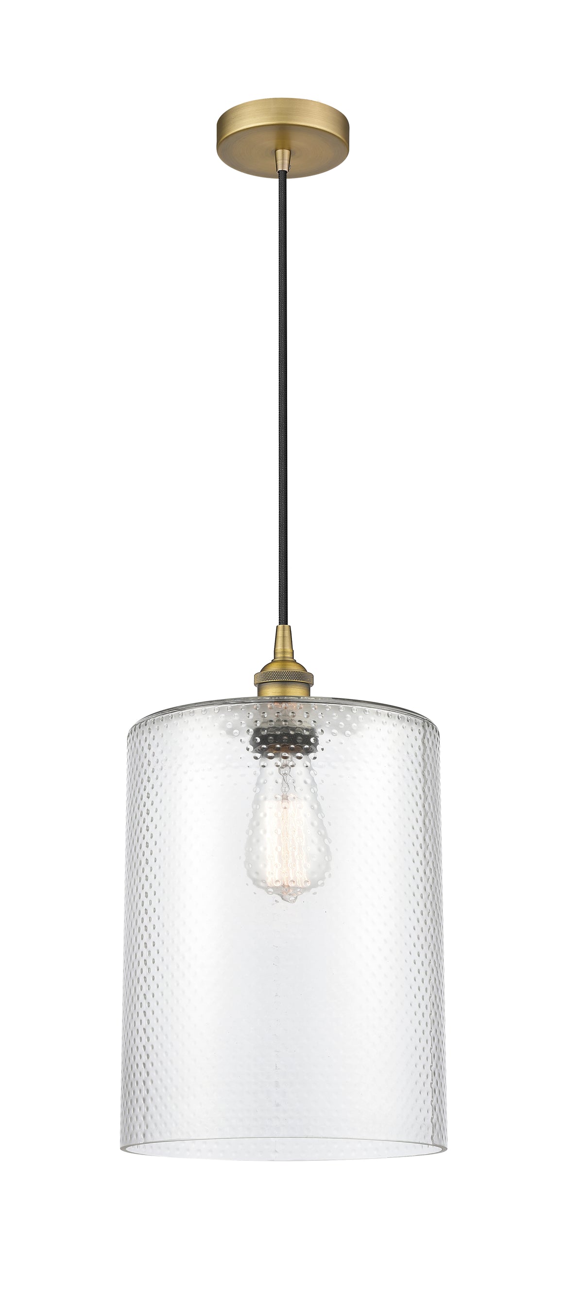 Edison Mini Pendant Cast Brass Antique