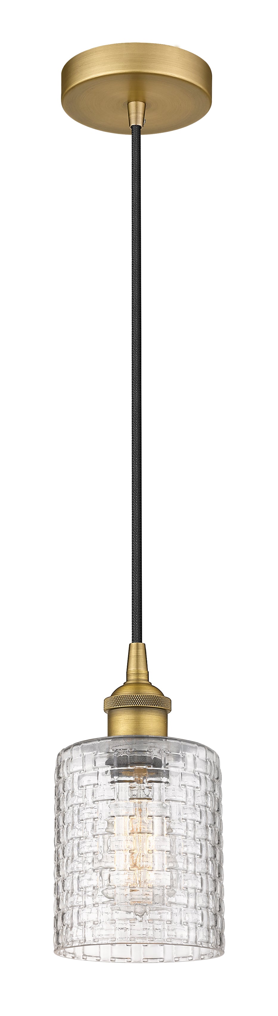 Edison Mini Pendant Antique Brass Finish