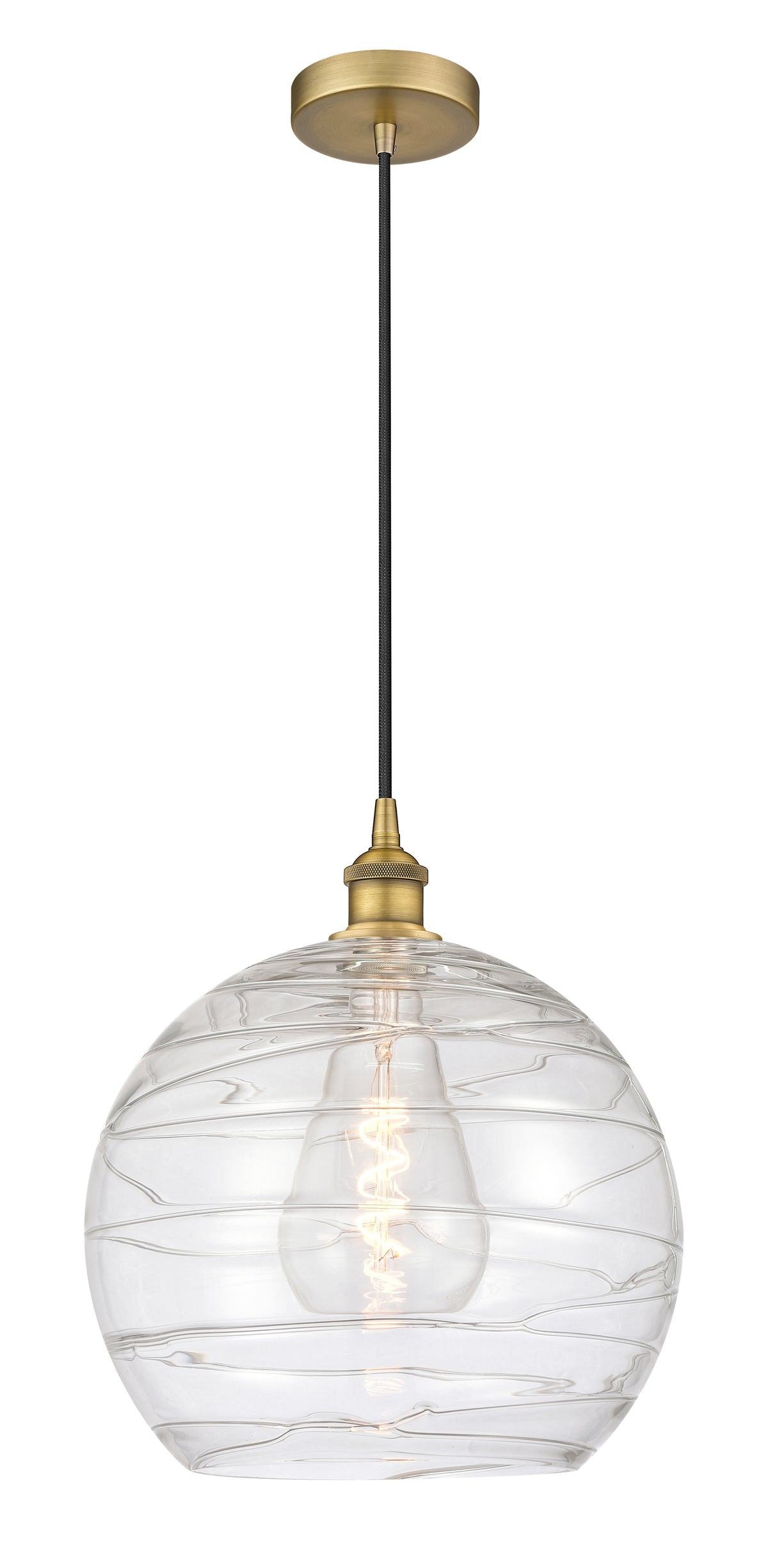 Edison Mini Pendant Antique Brass Finish