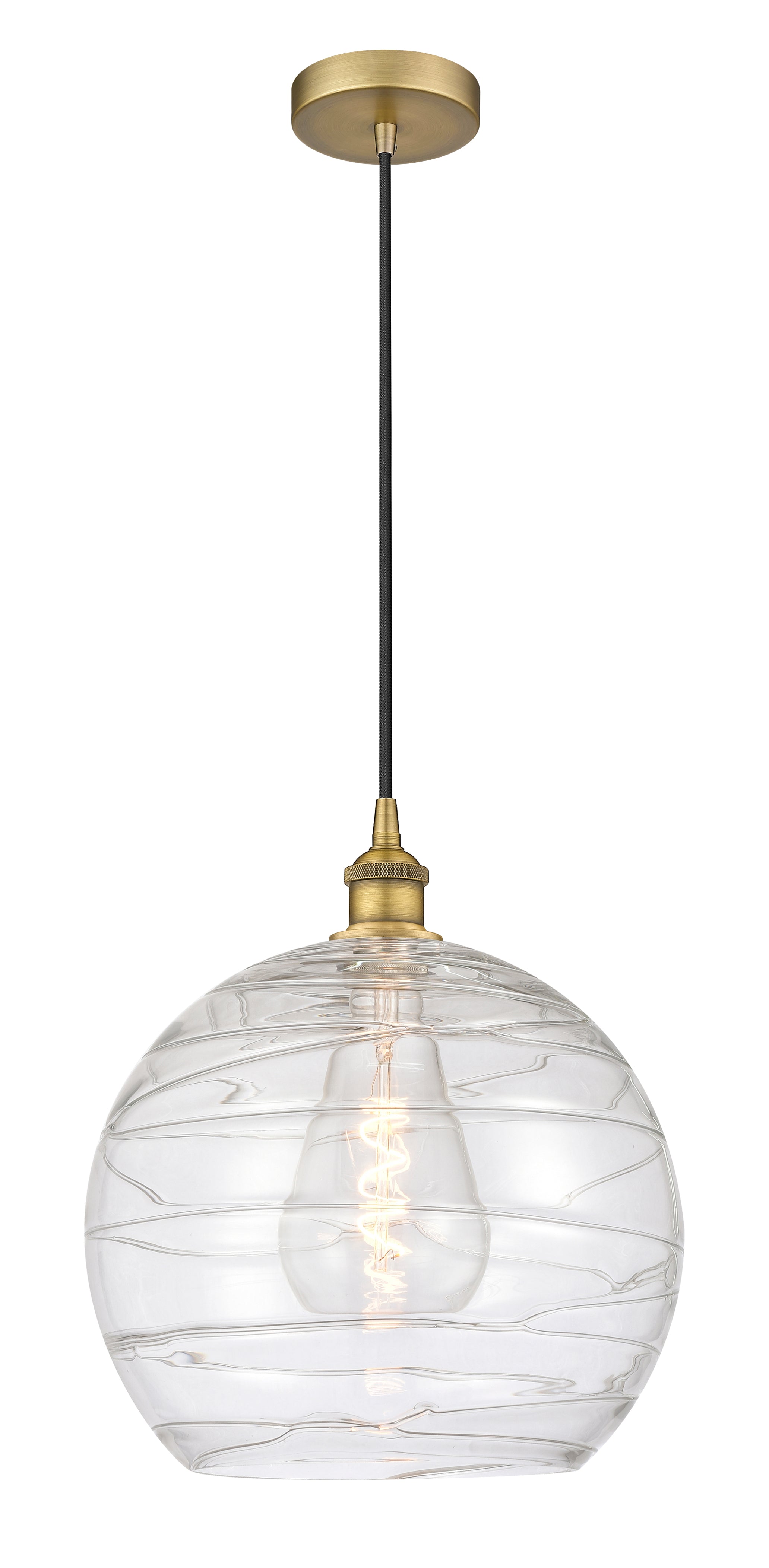 Edison Mini Pendant Antique Brass Finish