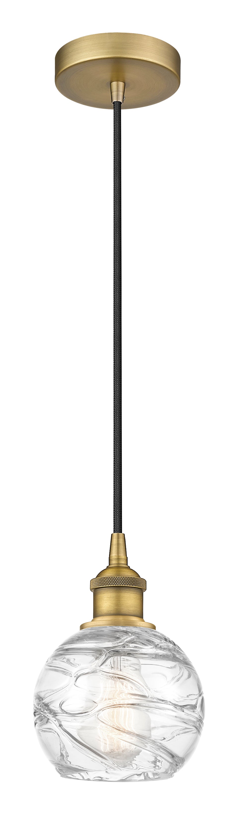 Edison Mini Pendant Antique Brass Finish