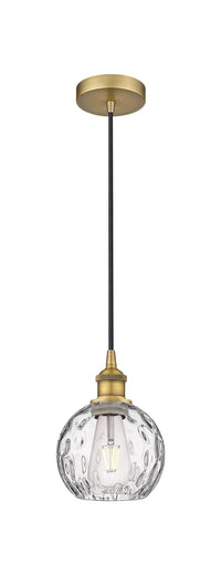 Edison Mini Pendant 6 Inch Brass Glass