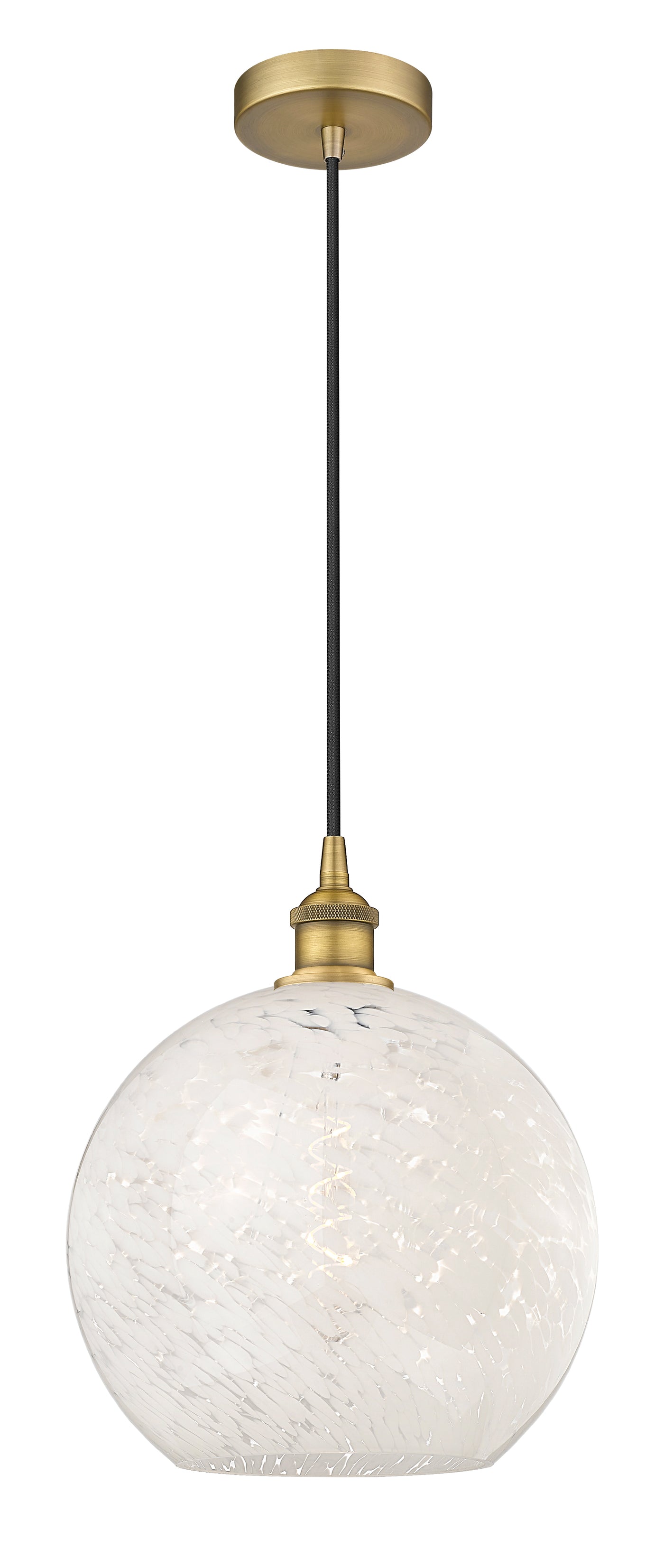 Edison Mini Pendant Antique Brass 12 Inch