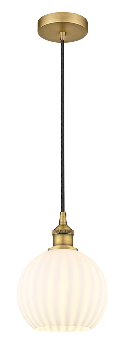 Edison Mini Pendant Cast Brass 8 Inch