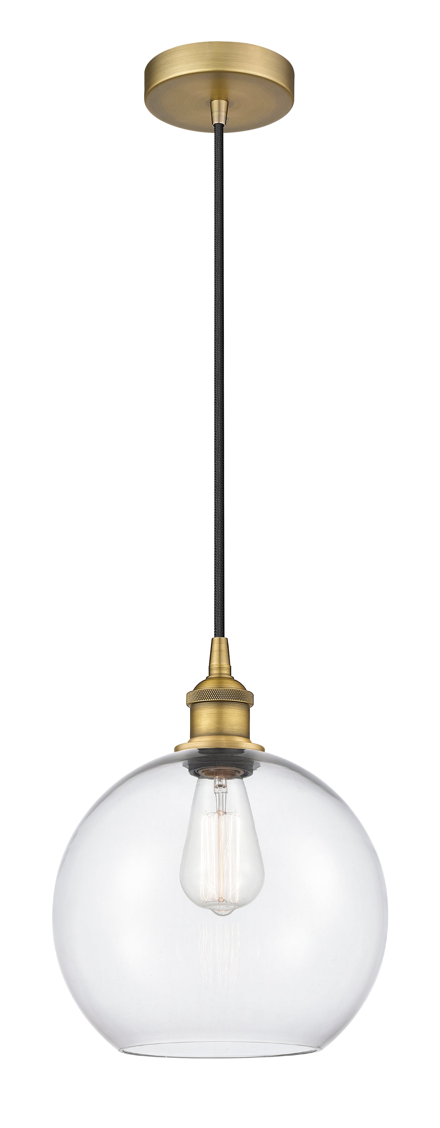 Edison Mini Pendant Antique Brass Finish