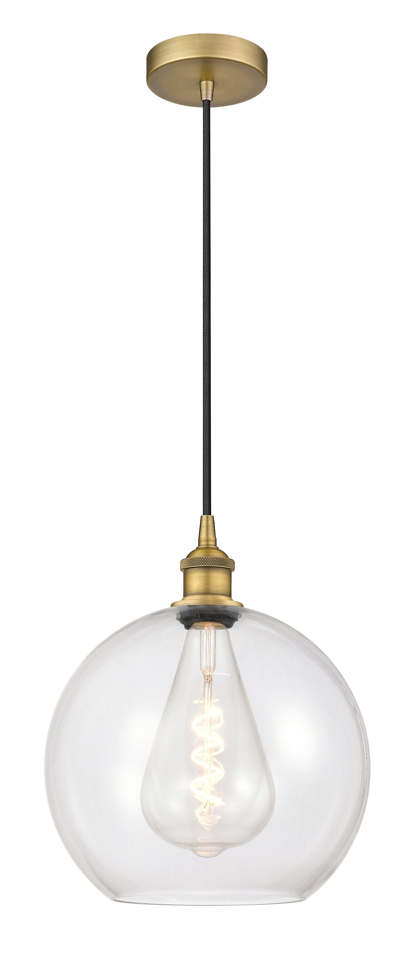 Edison Mini Pendant Antique Brass Finish