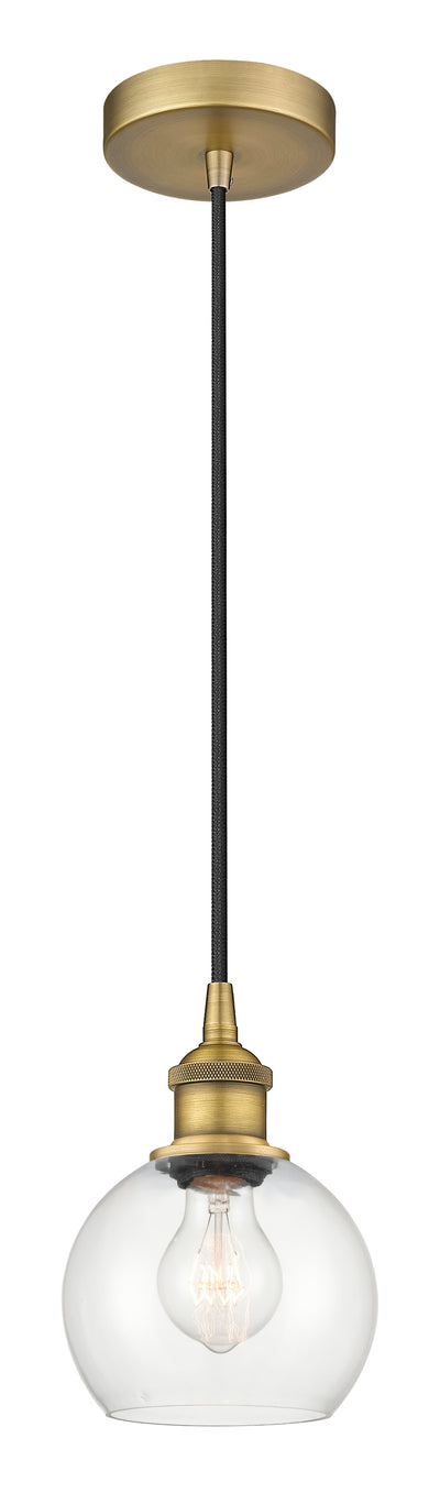 Edison Mini Pendant Antique Brass Finish