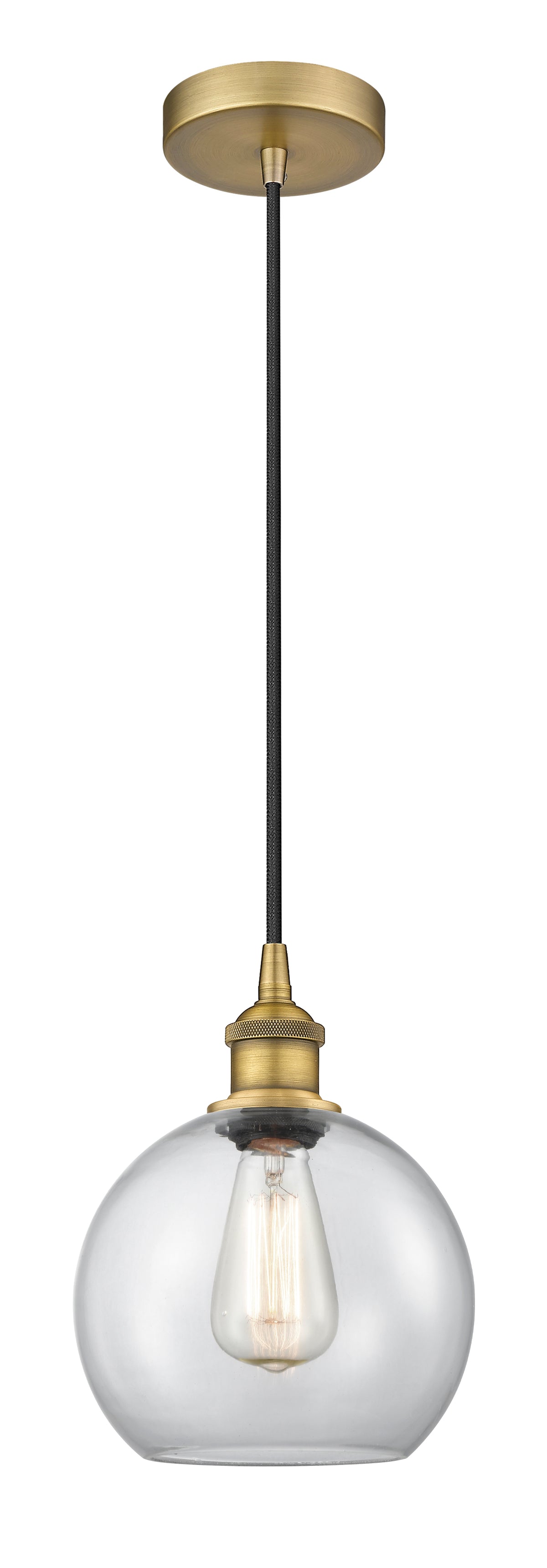 Edison Mini Pendant Antique Brass Finish