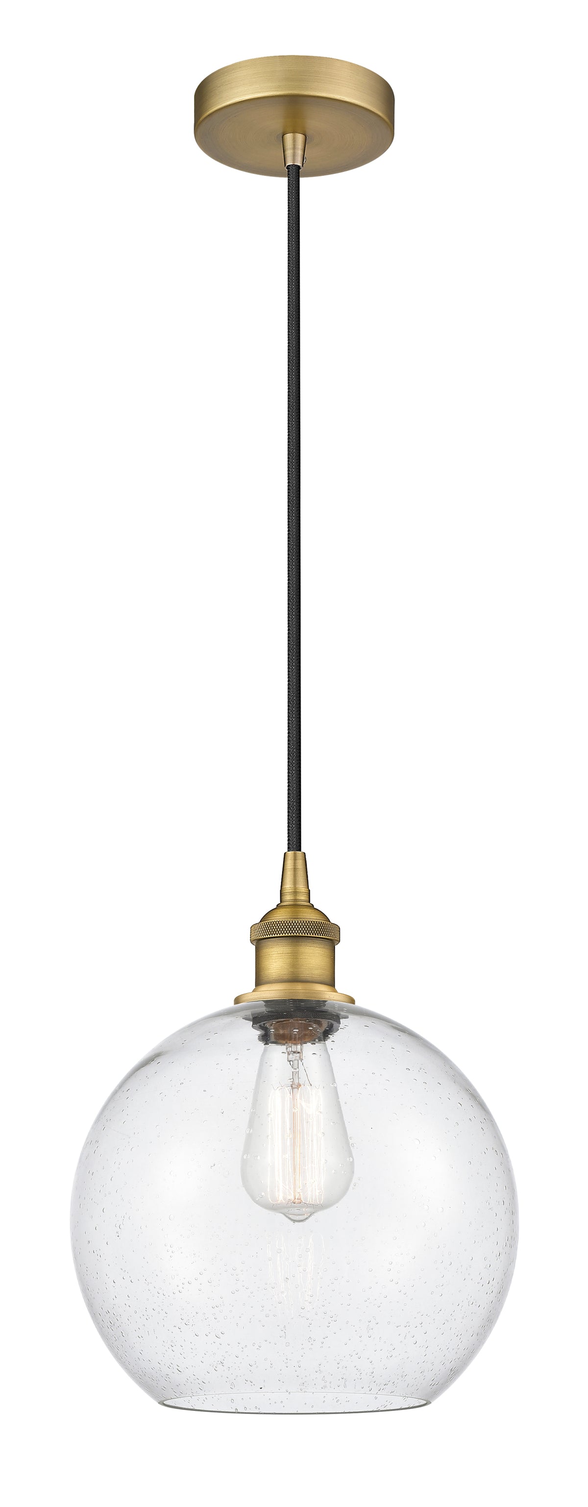 Edison Mini Pendant Antique Brass Finish