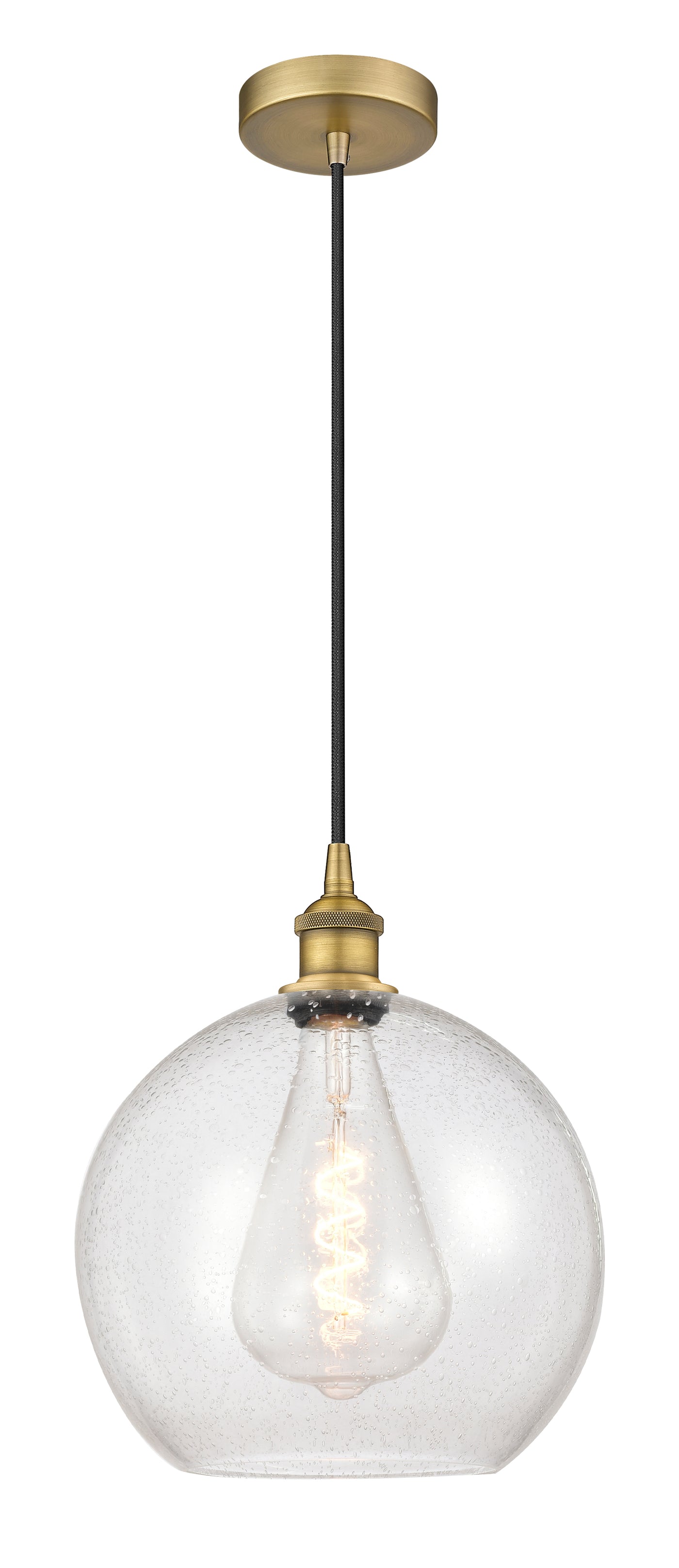 Edison Mini Pendant Antique Brass Finish