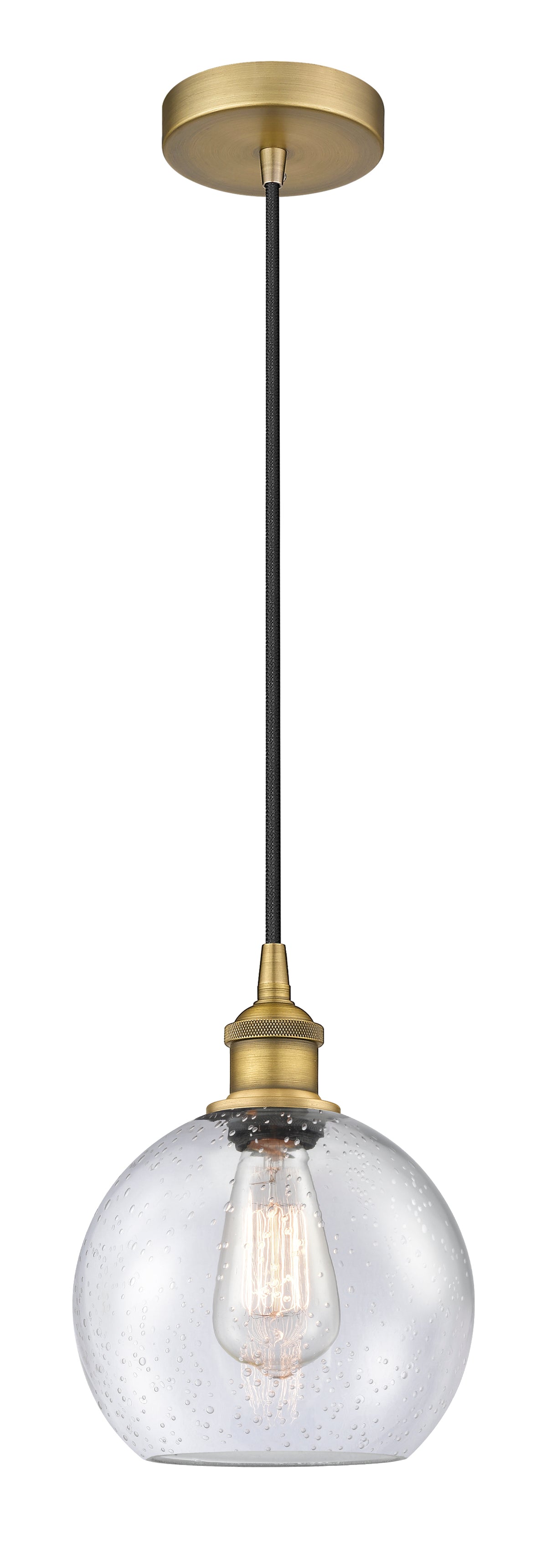 Edison Mini Pendant Antique Brass Finish