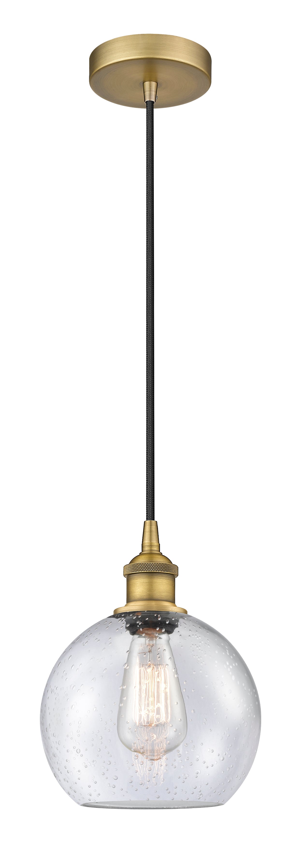 Edison Mini Pendant Antique Brass Finish