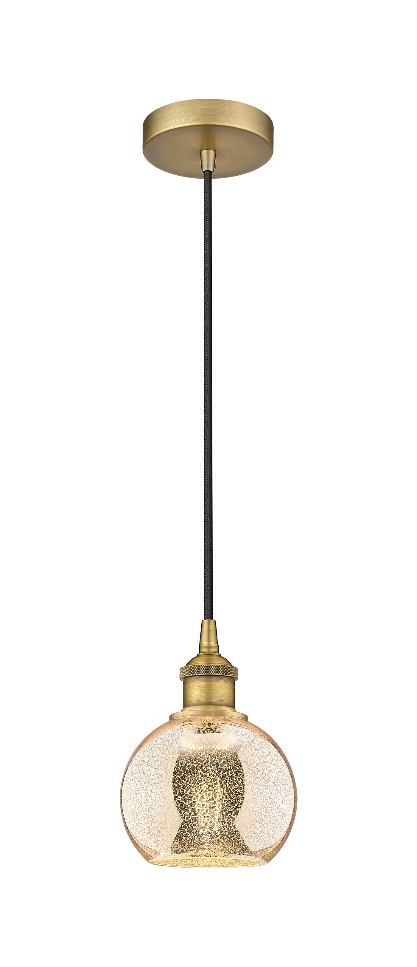 Edison Mini Pendant Antique Brass Finish