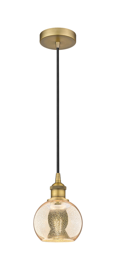 Edison Mini Pendant Antique Brass Finish