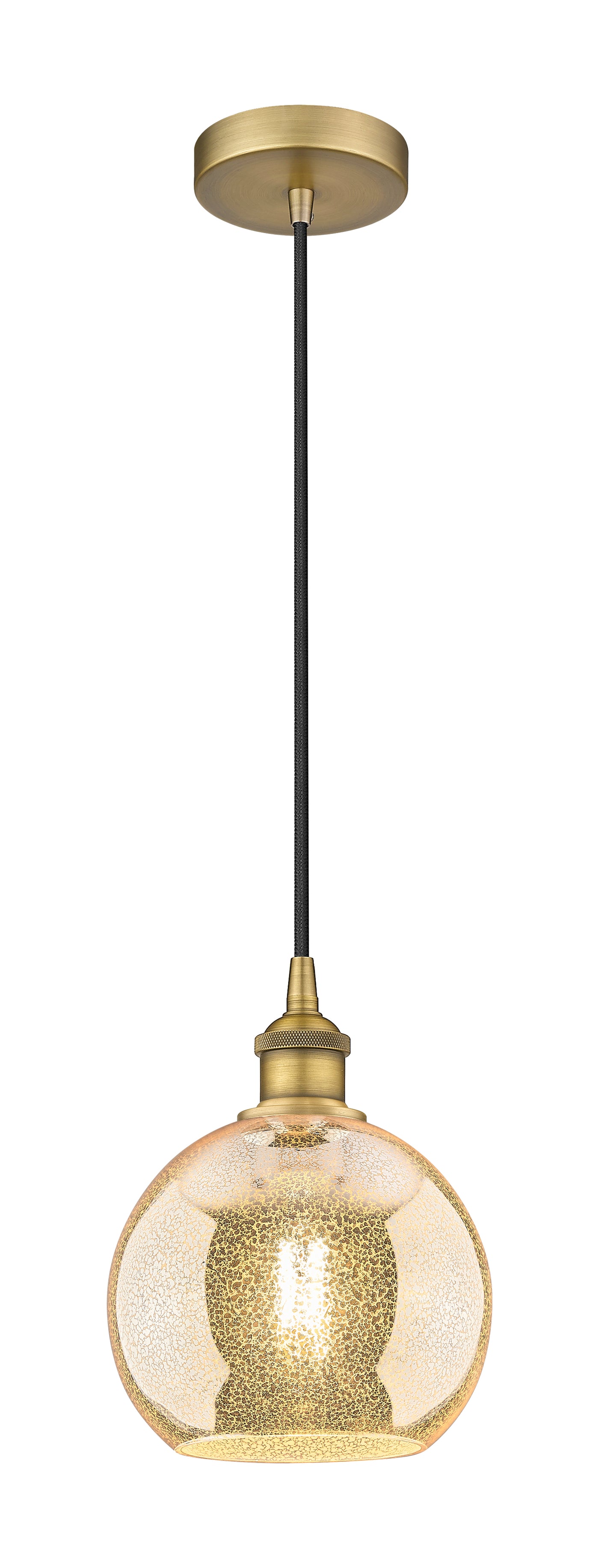 Edison Mini Pendant Antique Brass Finish