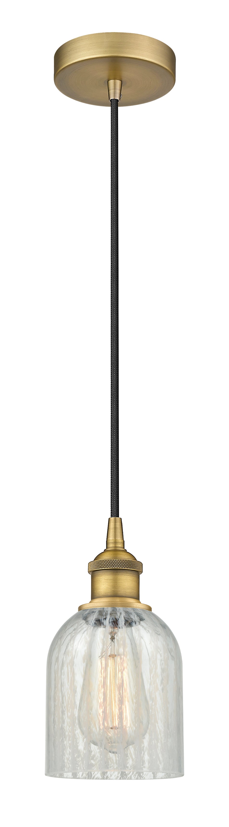 Edison Mini Pendant Antique Brass Finish