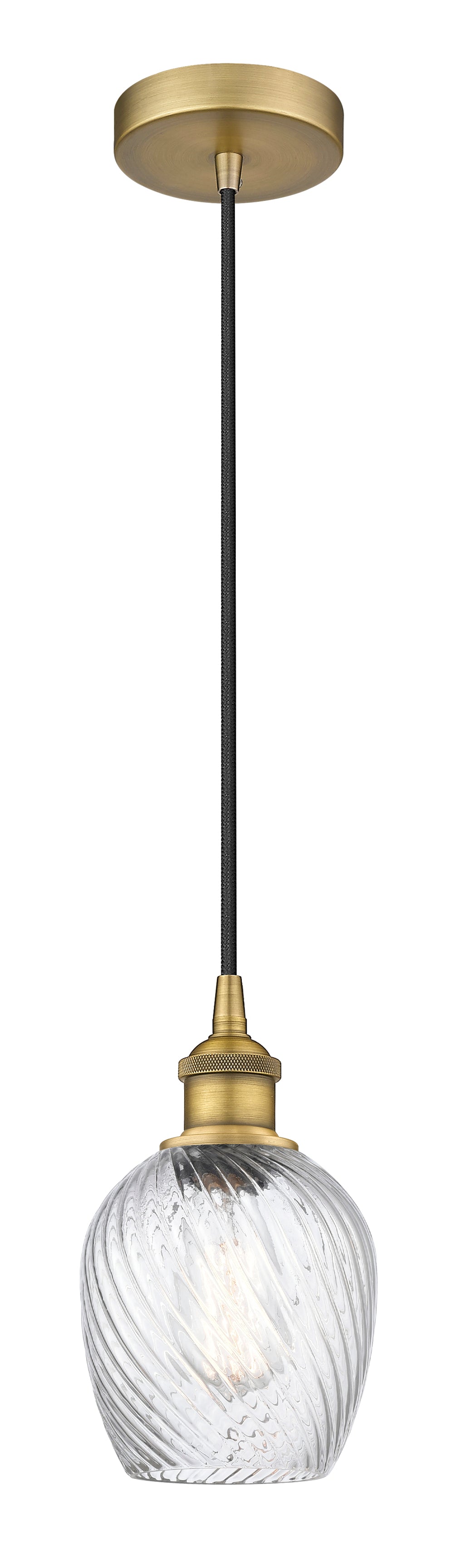 Edison Mini Pendant Antique Brass Finish