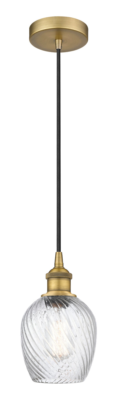 Edison Mini Pendant Antique Brass Finish