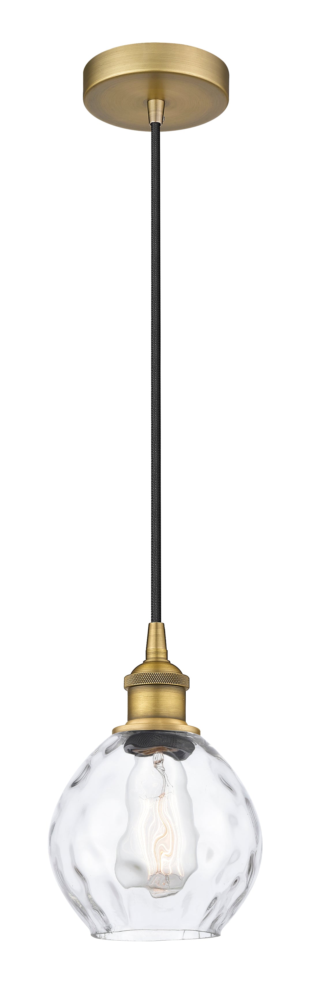 Edison Mini Pendant Antique Brass Finish