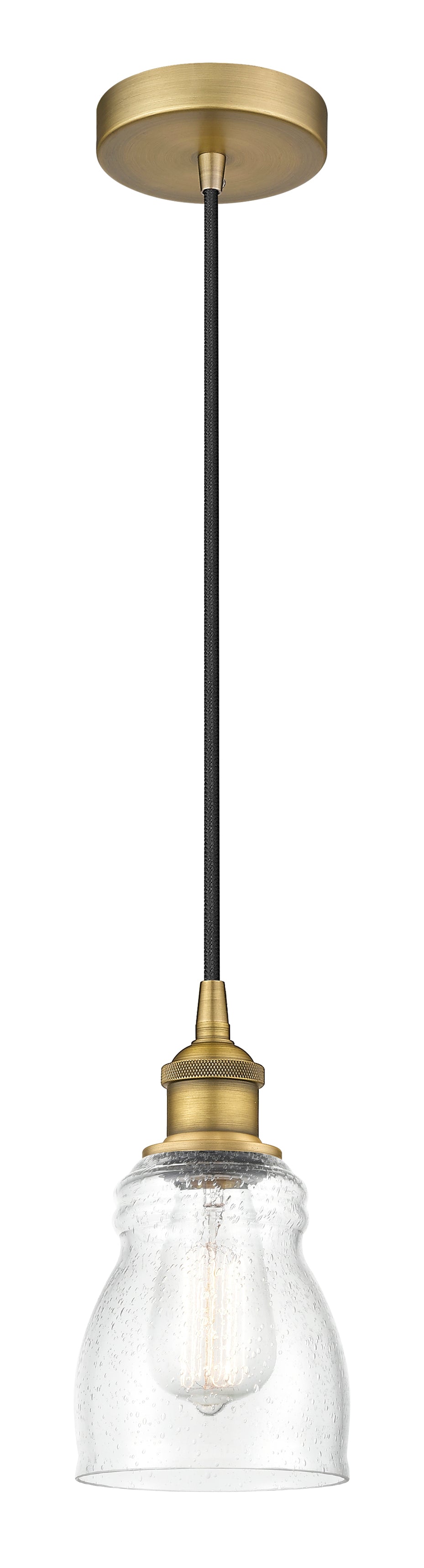 Edison Mini Pendant Antique Brass Finish
