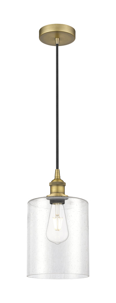 Edison Mini Pendant Antique Brass Cast
