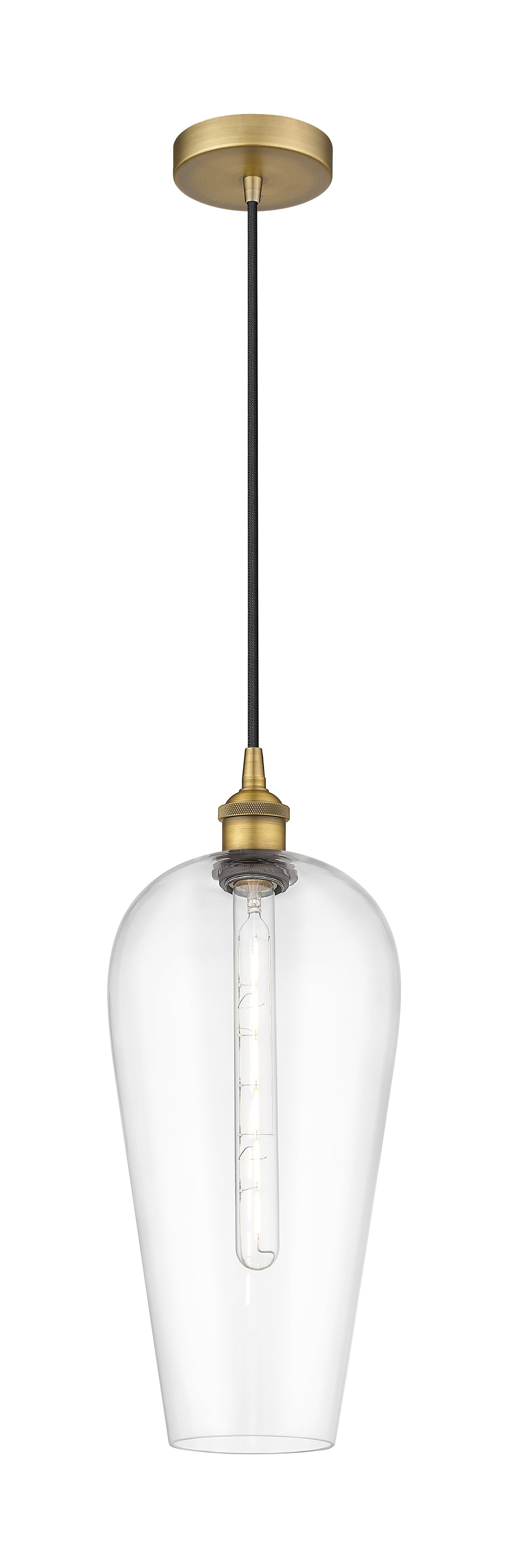 Edison Mini Pendant Antique Brass Finish