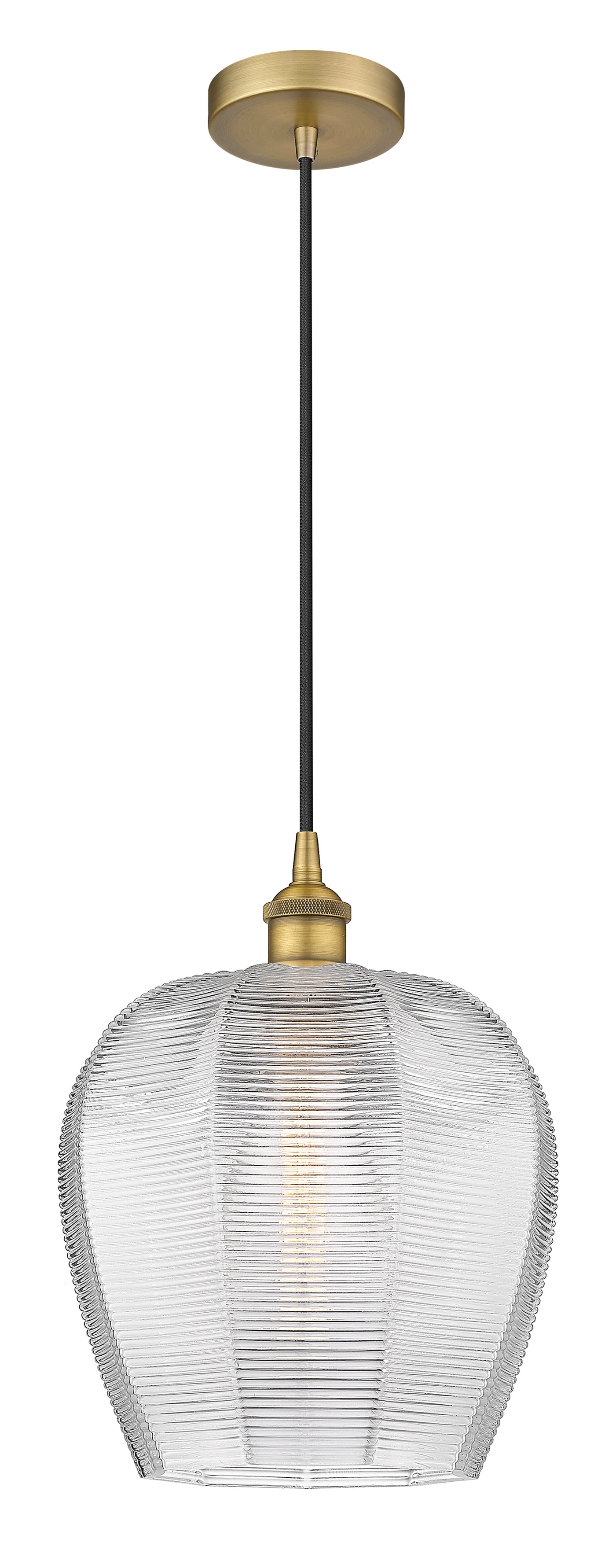 Edison Mini Pendant Antique Brass Cast